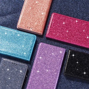 Suitable for IPHONE15 14 13 12 11PRO MAX XR X 876 S23FE glitter suction leather case