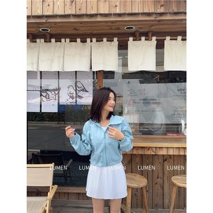 Lulu Lightweight Spring/Summer Lightweight Woven Waterproof Short Hooded Quick-Drying Jacket