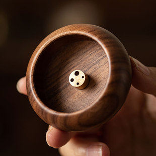 Walnut small incense burner small Xiangyun aloes incense incense diffuser household indoor incense lasting fragrance in stock wholesale
