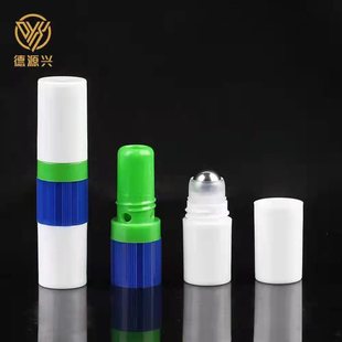 Processing custom-made double-use nasal straw nasal tube oil bottle steel ball roller ball bottle nasal Rod bead bottle packaging material DIY