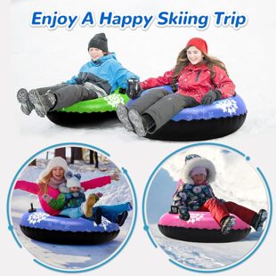 Cross-Border Customized Ski Ring Thickeneded Pvc Inflatable Grass Ski Ring Adult Wear-Resistant Thickeneded Outdoor Water Ski Ring Wholesale