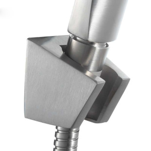 SUS304 stainless steel handheld shower nozzle bracket fixed base adjustable bathroom shower accessories