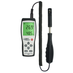 Hong Kong Xima Temperature and Humidity Meter Handheld Dew Point Wet Ball Meter Digital Environment Thermometer Hygrometer