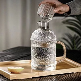 Бутылка холодной воды Винтажный горшок для сока большой емкости цветочный чайник бытовой перевернутый Пряжка горшок для холодной воды Винтаж Чеканная холодная вода