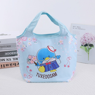 Large Cartoon Kimono Series Thermos Bag Baby Bottle Beer Beverage Constant Temperature Bag Lunch Box Bag Ice Bag Going Out Picnic Bag