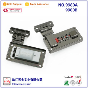 Luggage lock password box lock 9980A tool box lock luggage box lock luggage box password lock available for processing