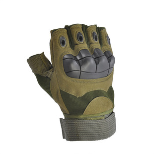 Hanye New Outdoor Half-Finger Tactical Gloves Motorcycle Bike Mountaineering Fitness Non-slip Protective Gloves
