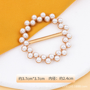 High-end Corner Knot Button T-shirt Shirt Hem Fixed Simple Waist Artifact High-end Silk Towel Buckle Clothes Buckle