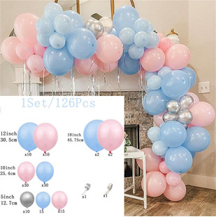 Cross-border Hot Balloon Chain Macaron Pink Balloon suit Valentine's Day Birthday Party Wedding Decoration Supplies