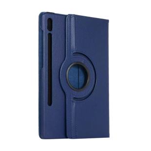 Применимо для Samsung TabS7/S8 T870 плоский кожаный чехол S9/S9 Plus/S9Ultra личи роторный корпус