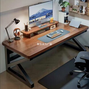 Solid Wood Computer Desk Desktop Desk Bedroom Home E-Sports Table Rectangular Student Writing Desk Double Desk