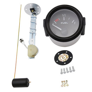 Factory direct car modified 2 inch 12V52mm universal fuel gauge black pointer oil level gauge with oil float