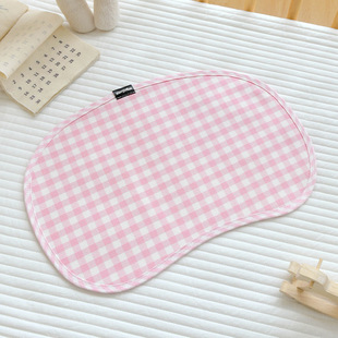 Newborn Baby Summer Pillow 0-12 Months Baby Ramie Tencel Cloud Pillow Breathable Anti-Spitting Milk Cool Flat Pillow