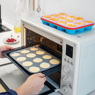 12 чашек 24 чашки силиконовой выпечки для торта для духовки 12 Cups Silicone Muffin Pan