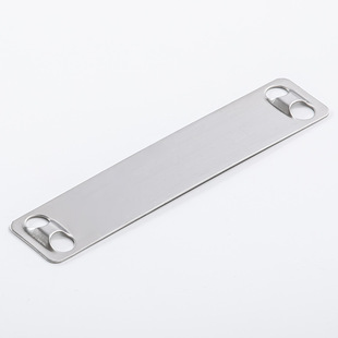 Factory wholesale custom 201 304 316 stainless steel cable tie sign Cable sign logo lettering polishing