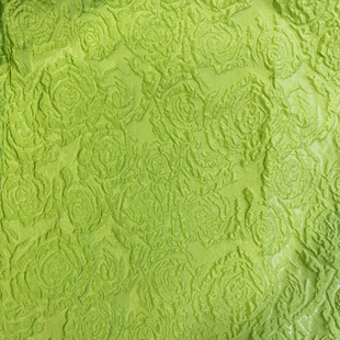 New Silk Damask Jacquard, Stereo Plant Flower Yarn-Dyed Jacquard Fabric, Crepe Fashion Fabric, Factory Ready-Made
