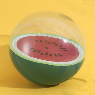Factory wholesale inflatable beach ball cross border 3D ball ball thickened PVC cartoon unicorn Flamingo toy ball