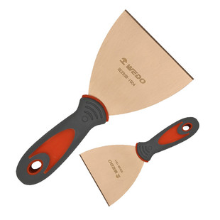 WEDO dimension explosion-proof tool explosion-proof plastic handle mud knife beryllium bronze putty knife non-spark derusting knife BE203B