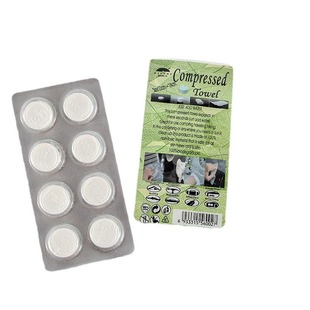 Disposable compressed towel wholesale cotton travel portable face towel non-woven cleansing towel small square towel