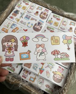 Чашка для воды Термос наклейка на чашку DIY слизь карта ручной счет Творческий мультфильм студенческий материал наклейка большой живот чашка пластиковая наклейка