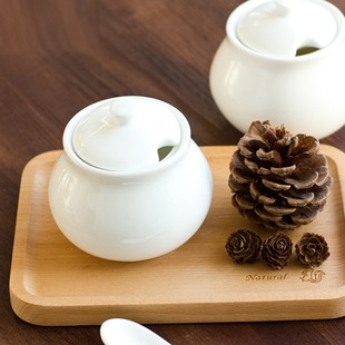 Pure White Seasoning Jar Ceramic Coffee Jar Milk Jar Sugar Jar Big Belly Coffee Sugar Jar Milk Jar Sugar Cup Milk Cup