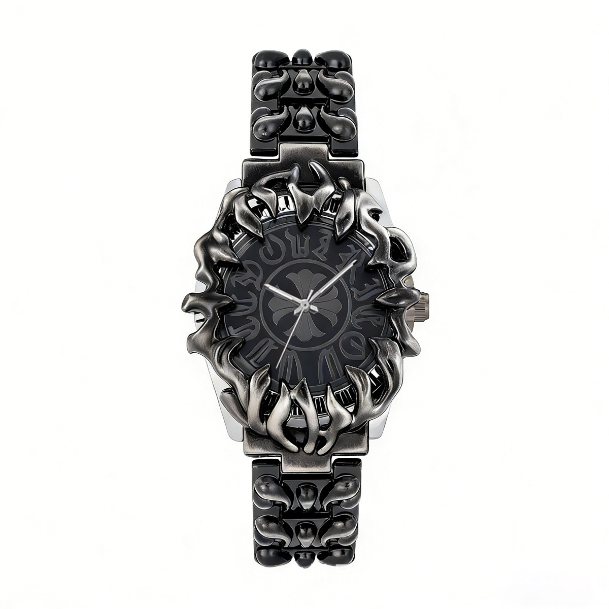 Millennium Alien Claw Watch Men's Retro Y2K Chloe Iris Flower European and American Cross-border Hot Selling Factory Direct Shipping