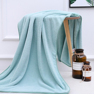 Coral Fleece Bath Towel Men's and Women's Wrapping Body Large Thickened Honeycomb Soft Absorbent Waffle Skin Friendly Comfortable Baby Available