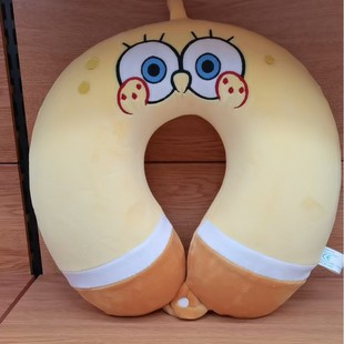 Memory foam neck pillow U-shaped pillow neck cervical spine pillow cartoon nap aircraft train sleeping artifact