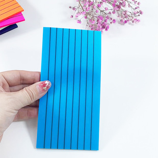 Yuet Custom Draw Line Post-it Note Horizontal Transparent Sticker Student Stationery Transparent Post-it Note Cross-border Stationery
