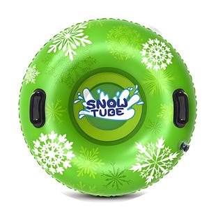 Inflatable Ski Circle Inflatable Sledge PVC Thickened Wear-resistant Cold-resistant Outdoor Snow Beach Rainbow Slide Anti-rollover