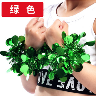 Children's Dance Table Performance Sequin Rubber Band Wrist Flower Bell Bracelet