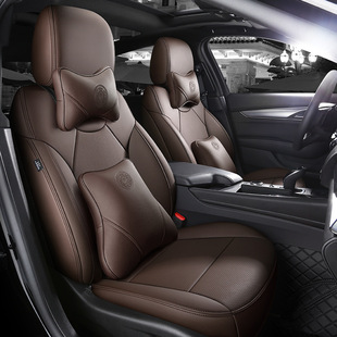 Mercedes-Benz GLC300L seat cushion glc260L seat cover leather Four Seasons suitable seat cushion full enclosure anti-kick seat cover