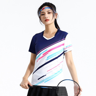 New badminton clothes men's and women's quick-drying tops children's table tennis team clothes tennis clothes 18676869707173