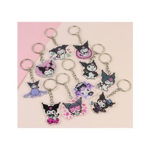 Coolomi acrylic keychain in stock wholesale Sanrio Anime peripheral student schoolbag birthday gift pendant