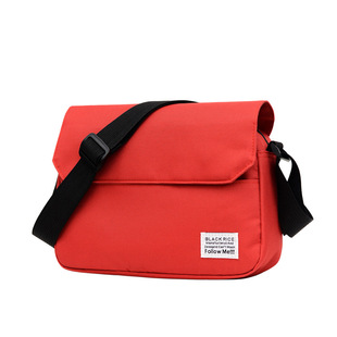 Foreign Trade Simple Men's Shoulder Bag New Casual Women's Lightweight Messenger Bag Cross-Border Men's Crossbody Bag Large Capacity