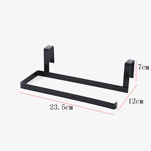Hanging Cabinet Rag Rack Roll Paper Rack Roll Paper Storage Kitchen Supplies Wall Cabinet Partition Punch-Free Storage Rack