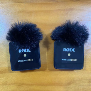 Direct sales suitable for RODE second generation wireless collar clip microphone fur cover RODE chest microphone windproof fur cover