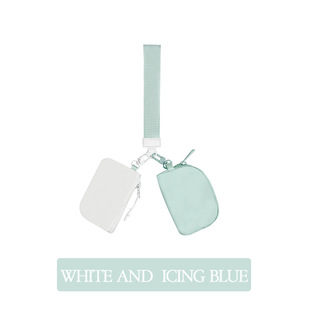 New multi-function high quality portable simple storage bag fashion mini change bank card lulu wristlet