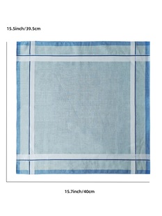 6 men's 40cm satin cotton handkerchief cross-border hot-selling combination self-shipping products
