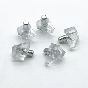 Shelf support nail Crystal shelf support nail shelf pin transparent partition other accessories hardware cabinet Partition Support