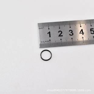 Black Flat Key Ring Small Objects Small Ring Keychain Accessories Curtain Hanging Ring DIY Metal Hanging Ring Multifunctional
