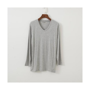 Factory Direct summer old man thin long-sleeved T-shirt men's plus size loose fat dad Grandpa autumn shirt