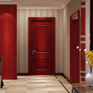 Modern Simple High-Definition New Wooden Door Painted Normcore Wooden Door Soundproof Indoor Bedroom Hotel Log Solid Wood Door