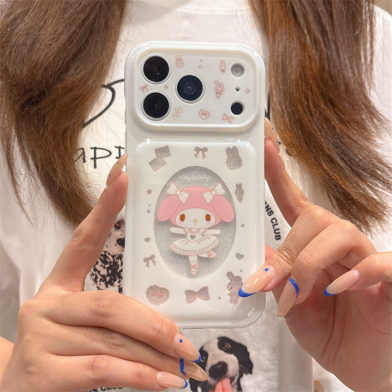 Popular cute ballet animal phone cases for iPhone 17, Apple 16 Pro Max/15 Pro, perfect for girls.