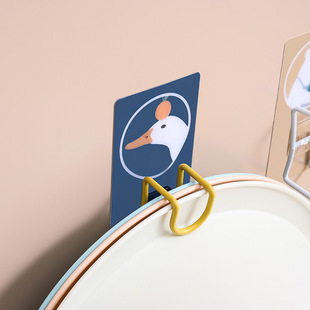 # Washbasin Rack Bathroom Creative Storage Rack Self-adhesive Wall-hanging Towel Non-perforated Washbasin Storage Rack Wholesale