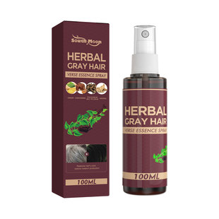 SouthMoon Herbal Black Hair Liquid Polygonum Multiflorum Herbal Essence Moisturizing Hair Care Black Hair Condiment Liquid