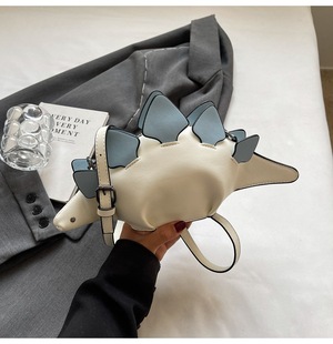 Small Bag Women's Bag New 2024 Street Funny Dinosaur Japanese Style Small Satchel Cute Girls' Crossbody Bag