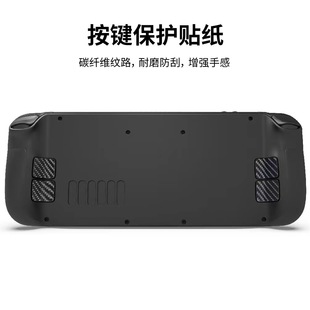 SteamDeck OLED game console smiley face with cooling hole adjustable folding host bracket + touch panel sticker