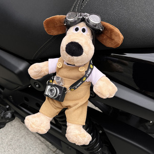 Leader Cartoon Ass Trunk Car Hanging Electric Motorcycle Dog Doll Pendant Cute Decorative Doll Tail