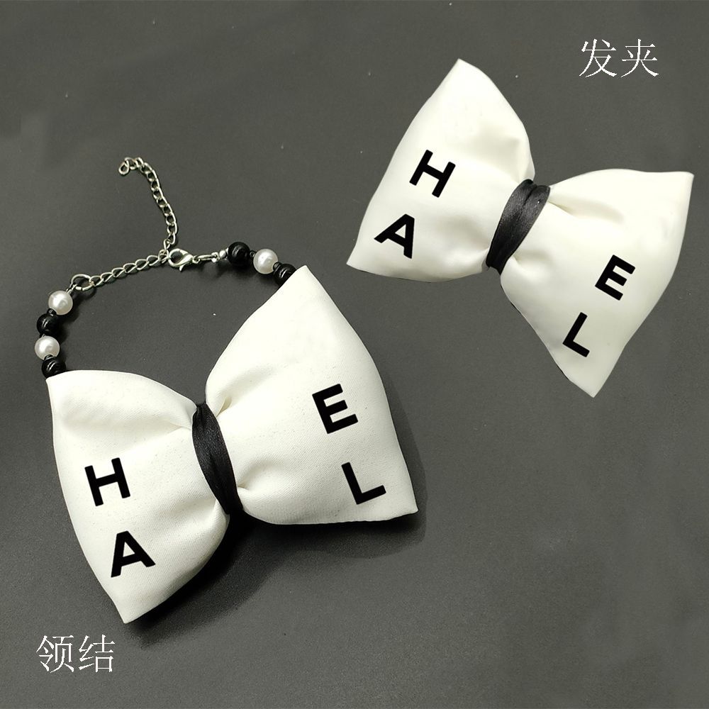 Ins 폭발 국경 간 애완견 헤드웨어 트렌디 브랜드 곰 Schanery Hairpin Dog Bow Tie 장식